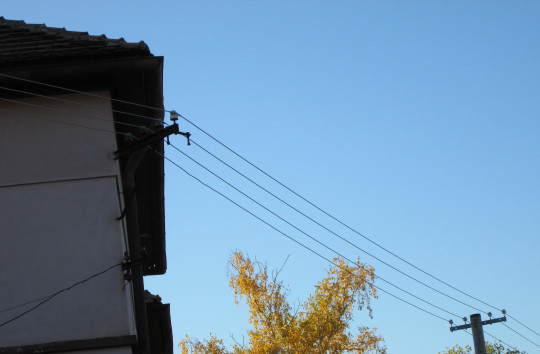 2. Přípojka provedená lanem AlFe