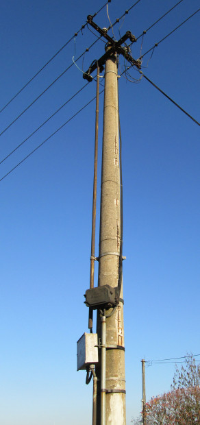 5. Přípojka z venkovního vedení provedená kabelem