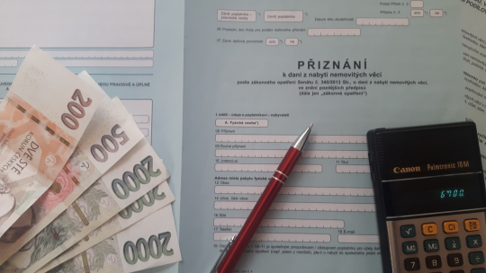 Daňové přiznání k dani z nabytí nemovitých věcí