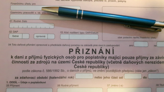 Daňové přiznání k dani z příjmů fyzických osob