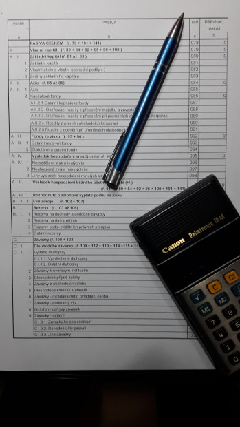 Vlastní kapitál a dlouhodobé cizí zdroje v rozvaze