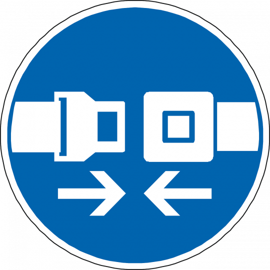 3. Zapnutí bezpečnostních pásů[35]