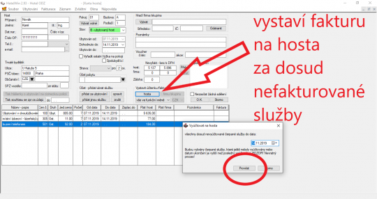 34. Vystavení účtu