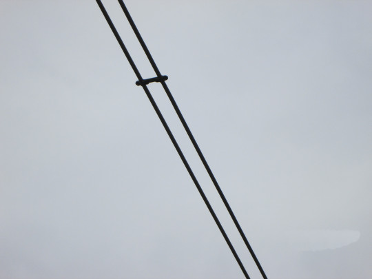 49. Svazek dvou lan AlFe 6 na vedení 220 kV