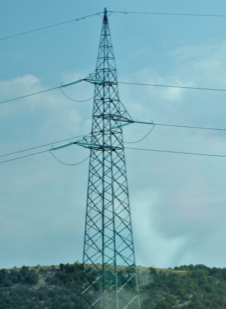 55. Jednoduchý stožár 110 kV