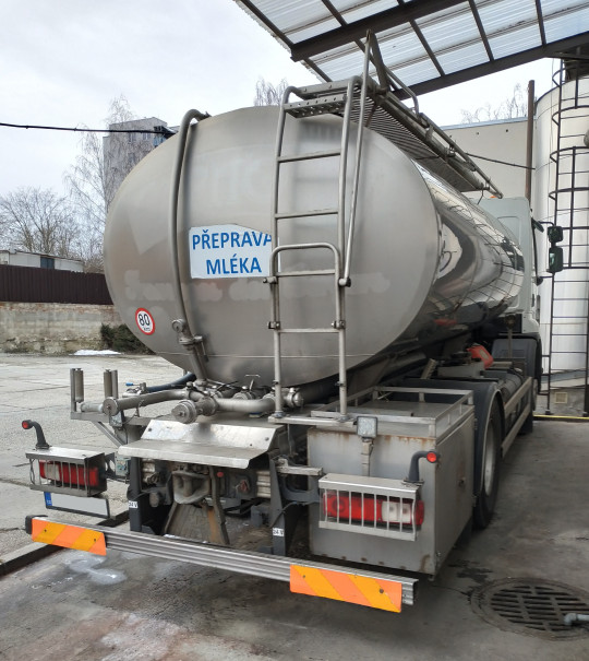 5. Vypouštění mléka z cisterny