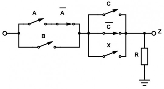 30. Realizace funkce pomocí kontaktů