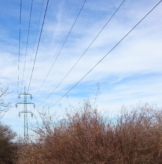 4. Distribuční vedení VVN s typickými stožáry