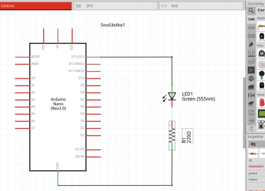 13. Fritzing – úprava schématu