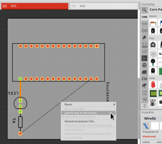14. Fritzing – úprava DPS
