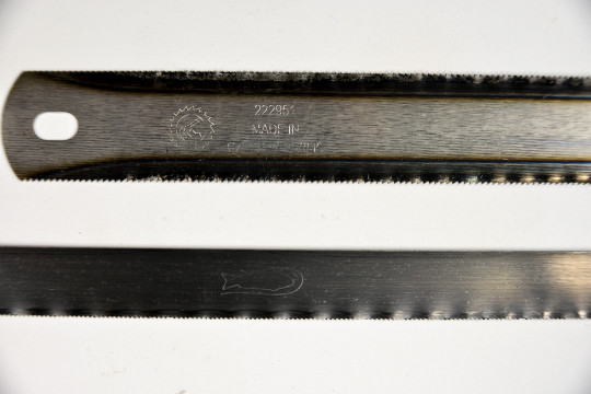 Obyčejný oboustranný a bimetalový pilový list