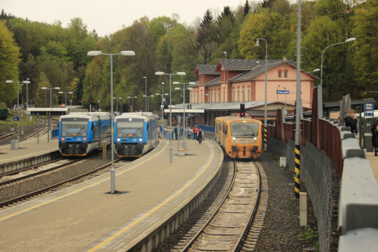 20. Spoje regionální železniční dopravy.