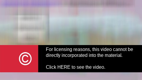 This video cannot be incorporated into the material.