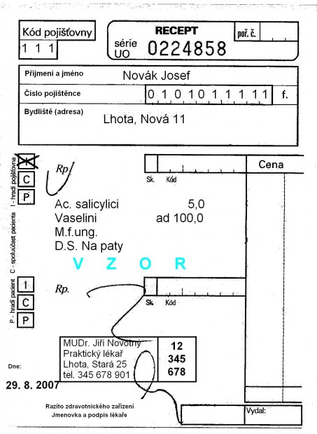 5. Written prescription