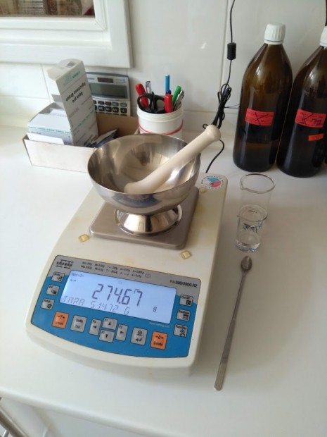 4. Mörser und Pistill