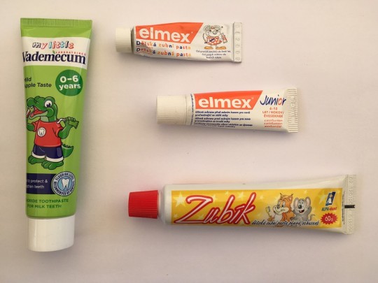 9. Children toothpastes