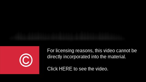 This video cannot be incorporated into the material.