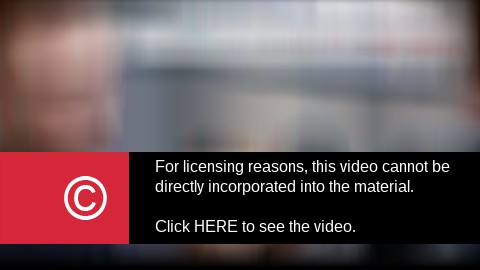 This video cannot be incorporated into the material.