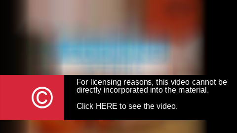 This video cannot be incorporated into the material.