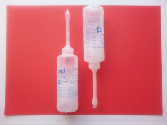 2. Ukázka klyzmatu k rektální aplikaci