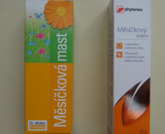 12. Měsíčková mast a měsíčkový krém