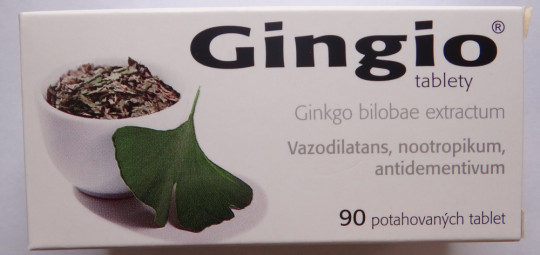 17. Registrovaný přípravek Gingio® tbl