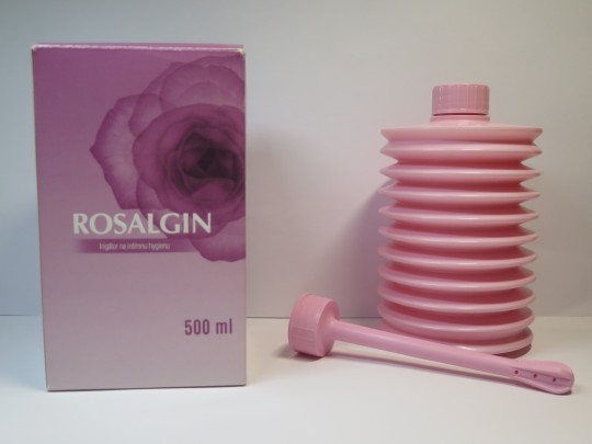9. Rosalgin Irigátor (aplikátor) pro výplach pochvy roztokem Rosalgin. Irigátor lze používat opakovaně.