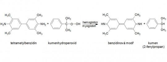 19. Princip stanovení krevního barviva diagnostickým proužkem