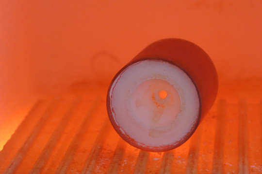 9. Licí forma, která je dostatečně vyhřáta pro odlévání vhodnou slitinou