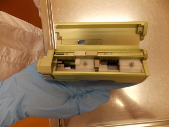 23. Vnitřní část bioptického děla